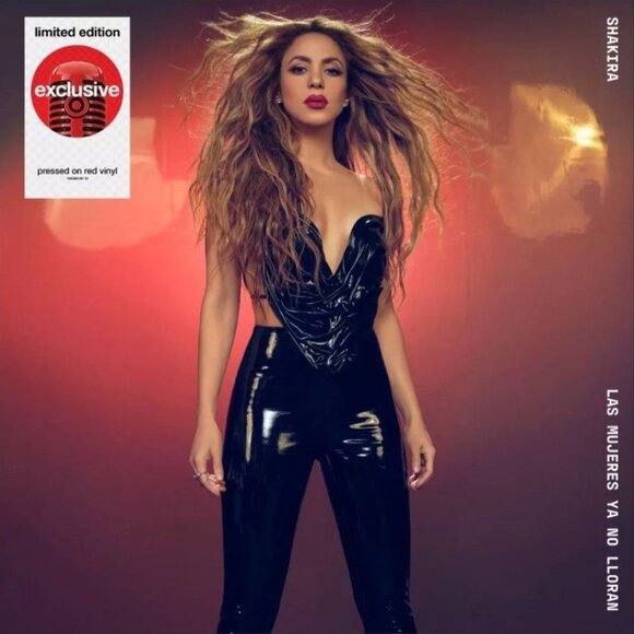 Shakira Las Mujeres Ya No Lloran Limited Edition Red Vinyl Target Exclusive - Picture 2 of 2